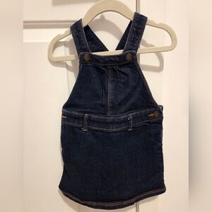 Joe Fresh Dark Blue Denim Overall Skirt